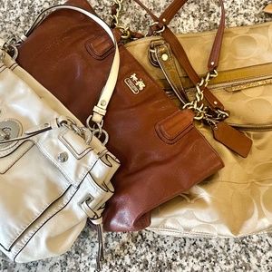 Three Coach Purses